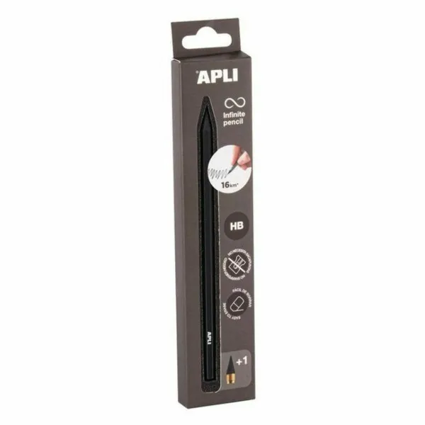 B. INFINITE PENCIL HB BLACK COLOR 1U 