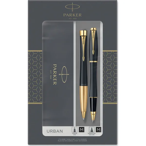 PISAĆI SET DUO RB+BP CRNI GT  URBAN 