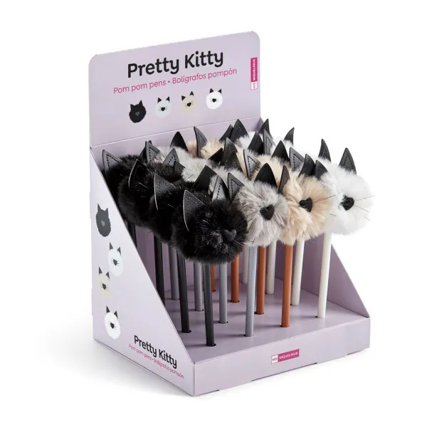 HEM.OLOVKA POMPOM KITTIES PENS B2FUN 