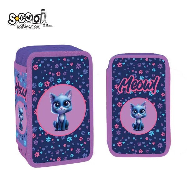 PERNICA 3 ZIPA PUNA 20*14*6.5CM MEOW 