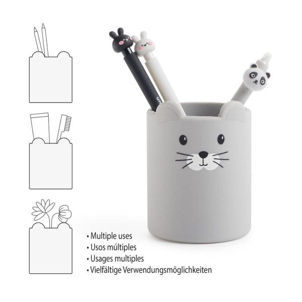 ČAŠA ZA OLOVKE SILIKONSKA B2F MOUSE 13353 