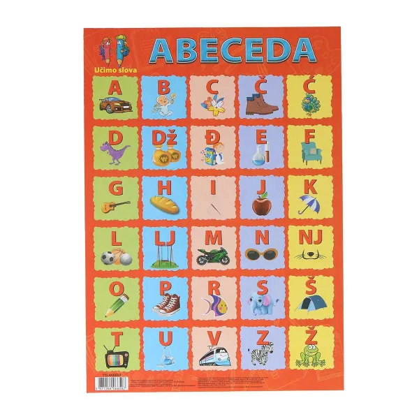 UČIMO SLOVA ABECEDA A4 