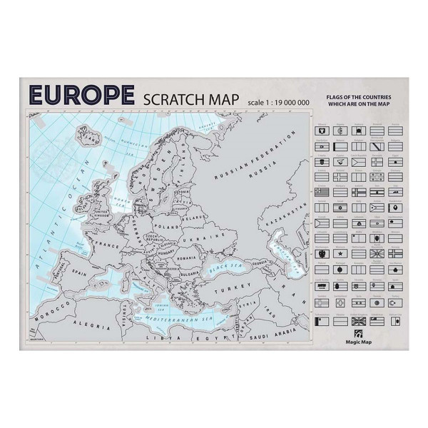 GREB GREB MAPA EVROPE 