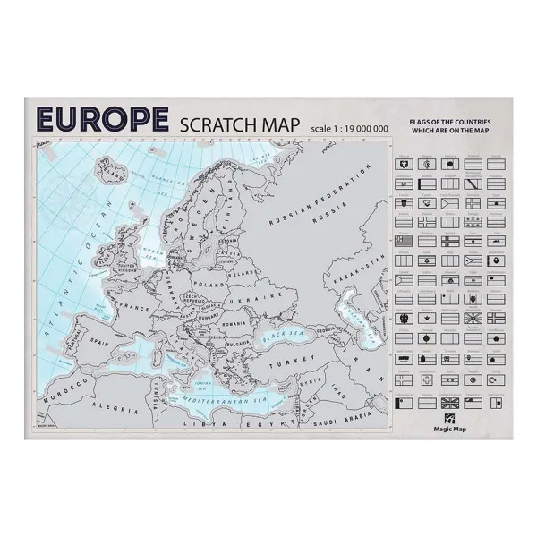 GREB GREB MAPA EVROPE 