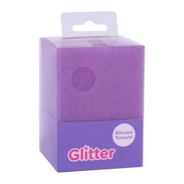 ČAŠA ZA OLOVKE SILIKONSKA GLITTER VIOLET # 