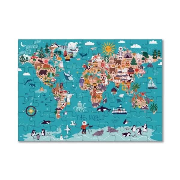 GREB GREB PIKTO MAPA WORLD PUZZLE 