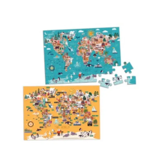 GREB GREB PIKTO MAPA WORLD PUZZLE 