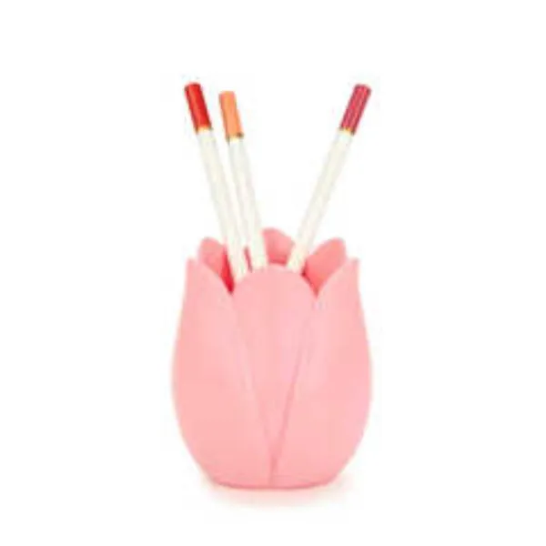 CAŠA ZA OLOVKE,Tulip,pink,plastic 