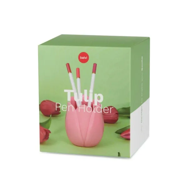CAŠA ZA OLOVKE,Tulip,pink,plastic 