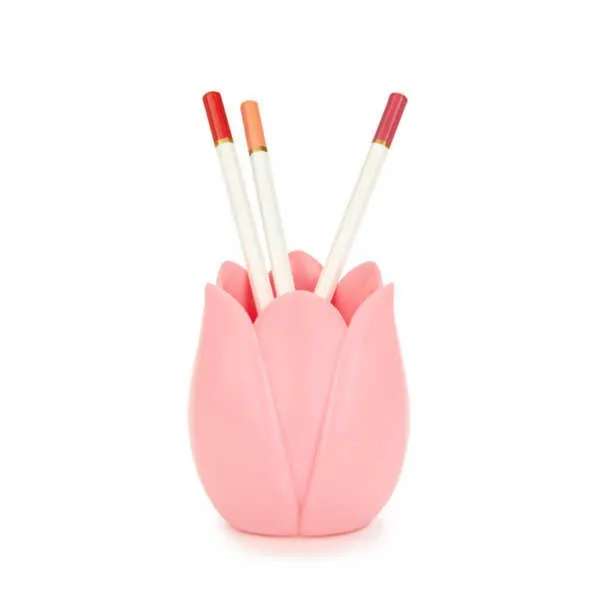 CAŠA ZA OLOVKE,Tulip,pink,plastic 