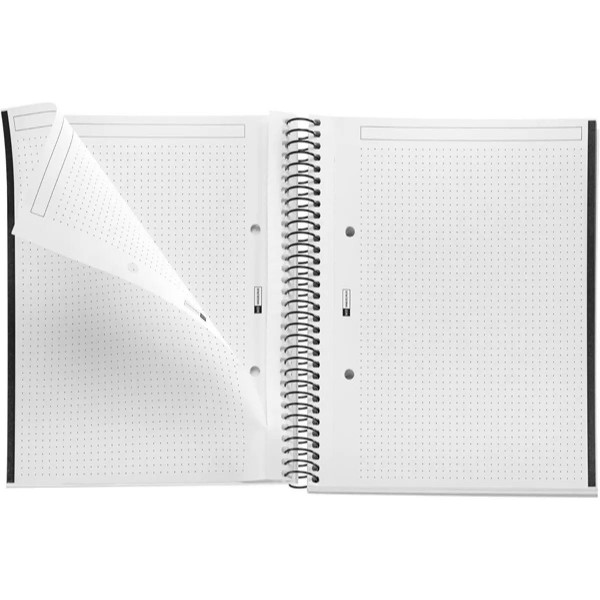 SVESKA A5 80 DOTS 90G BE ECO ANTHRACITE 