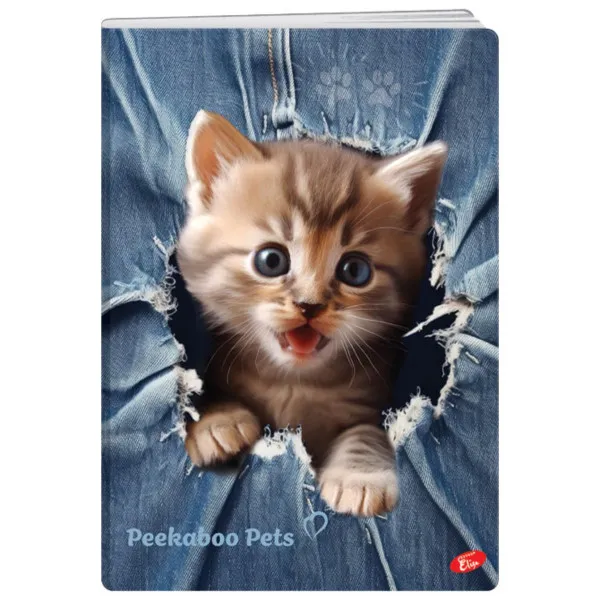 SVESKA A5 52L PEEKABOO KARO 