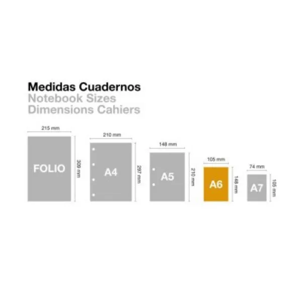 SVESKA A6 100L NESSIE HIGHLAND DAYS DOT MR04419 