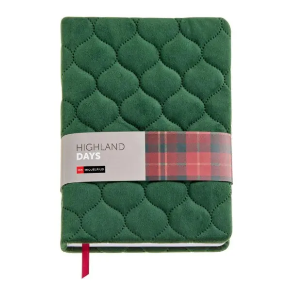 SVESKA A5 DOT TED GREEN VELVET H.DAYS MR08294 