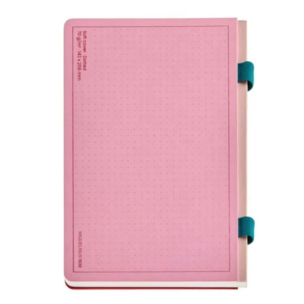 SVESKA A5 DOUBLE PLAIN DOT.RED MR08316 