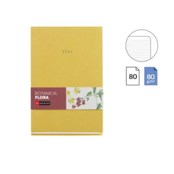 SVESKA A5 RULED BOTANICAL FLORA MR8318 