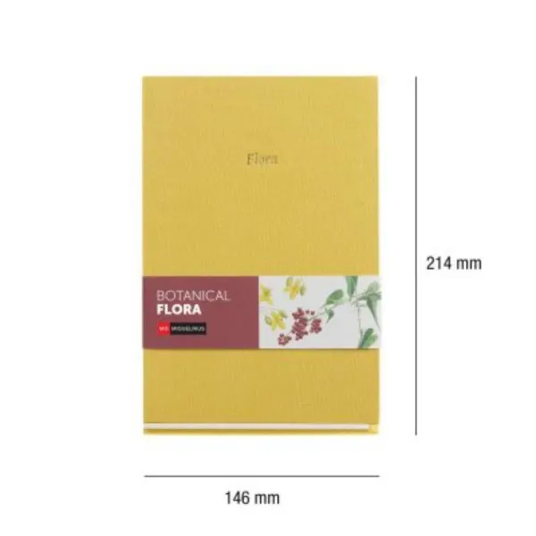 SVESKA A5 RULED BOTANICAL FLORA MR8318 