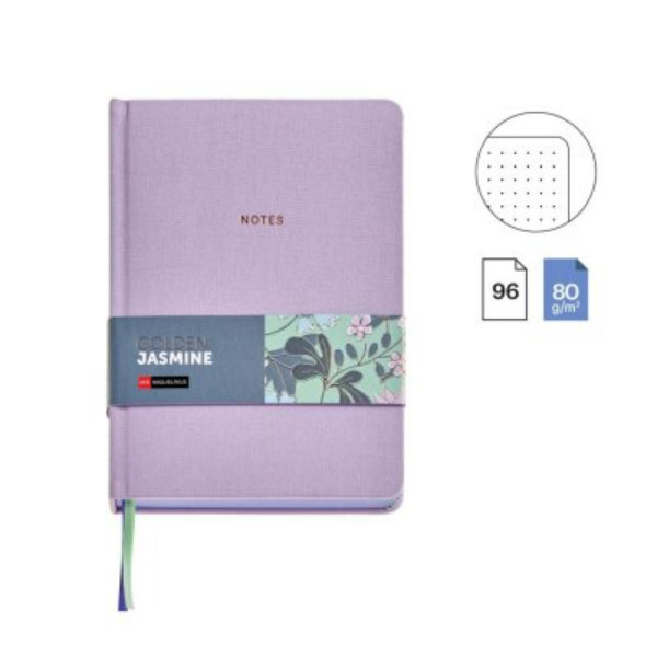 SVESKA A5 DOT MAUVE GOLDEN JAZMIN MR8306 
