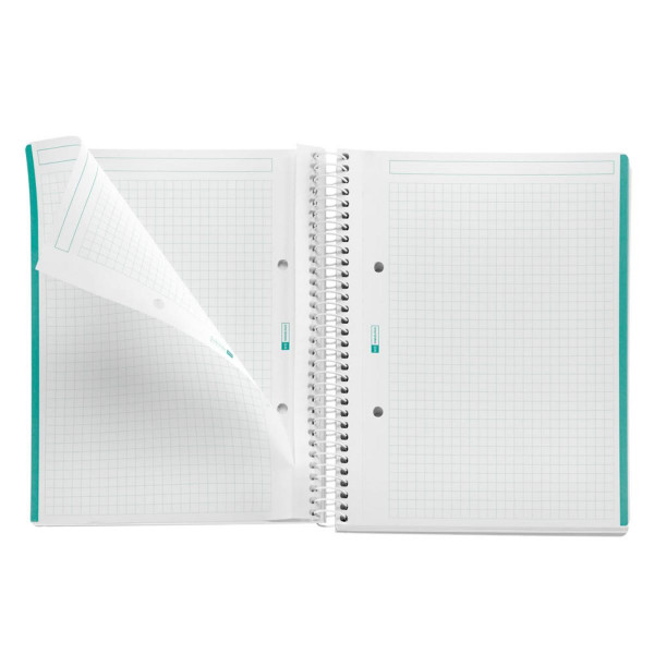 SVESKA A5 100 SQU 90G MESSAGES TURQUOISE 