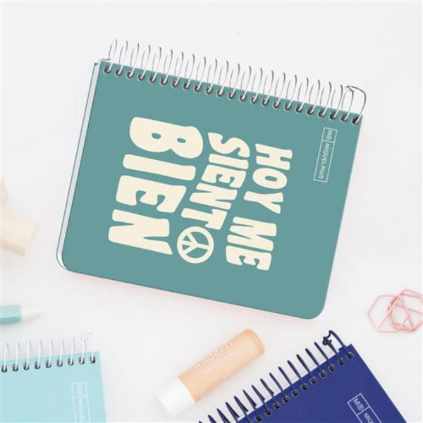 SVESKA A6 100 SQU 90G MESSAGES TURQUOISE 
