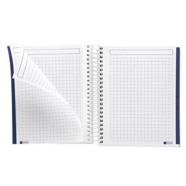 SVESKA A6 100 SQU 90G MESSAGES NAVY 