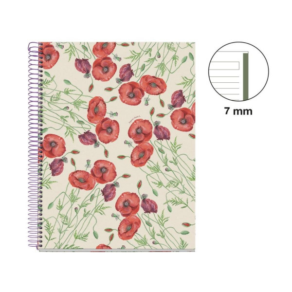 SVESKA A4 80 HOR 90 ENTREDOS PAPAVER RHOEDA 