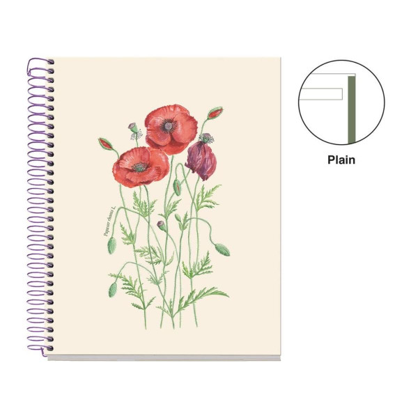 SVESKA A5 80 LIS 90 ENTREDOS PAPAVER RHOEDA 
