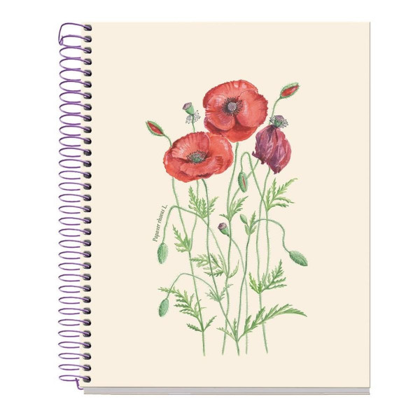 SVESKA A5 80 LIS 90 ENTREDOS PAPAVER RHOEDA 