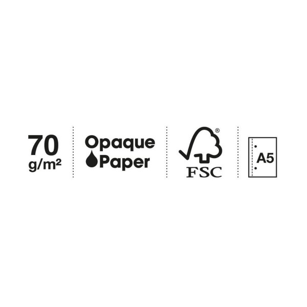 SVESKA A5 200 PLAIN GRAFITO 