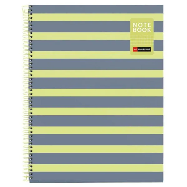 SVESKA A4 80 HOR BETWEEN THE LINES LEMON 