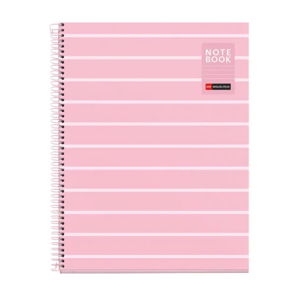 SVESKA A4 80 HOR BETWEEN THE LINES PINK 