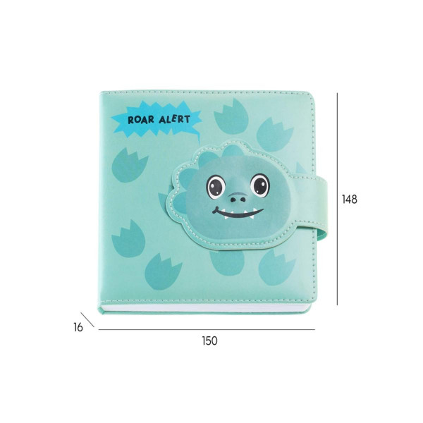 SVESKA PADDED MAGNET DINO B2F 