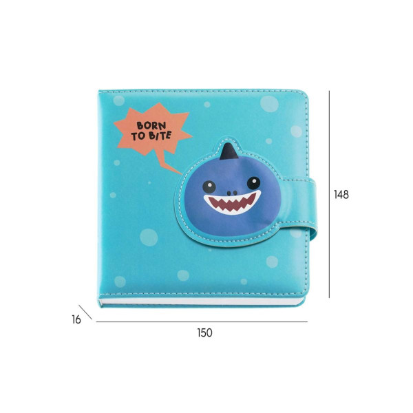 SVESKA PADDED MAGNET SHARK B2F 