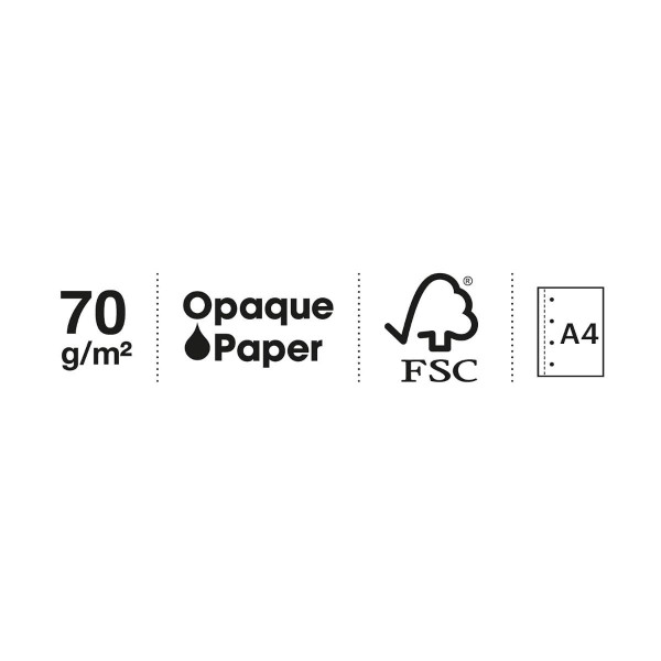 SVESKA A4 200 PLAIN GRAFITO 