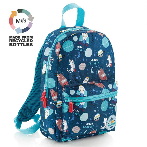SMALL DOUBLE RPET RUKSAK SPACE MR 