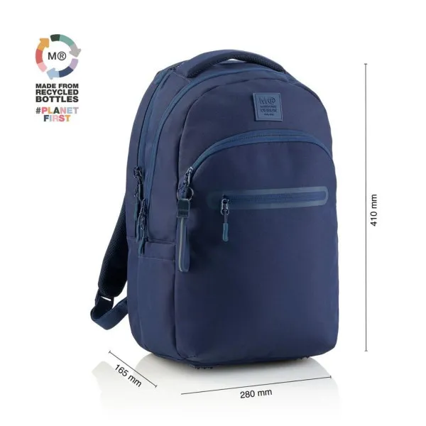 RUKSAK ŠKOLSKI OSLO RECYC.RAW NAVY 