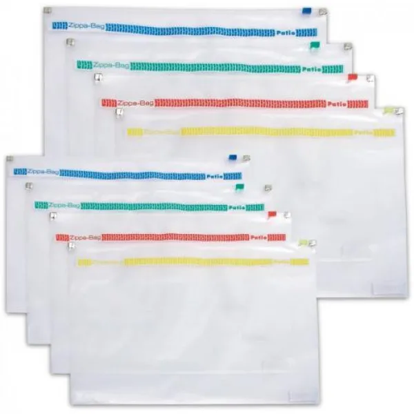 FASCIKLA A4 ZIPPER ZELENA 