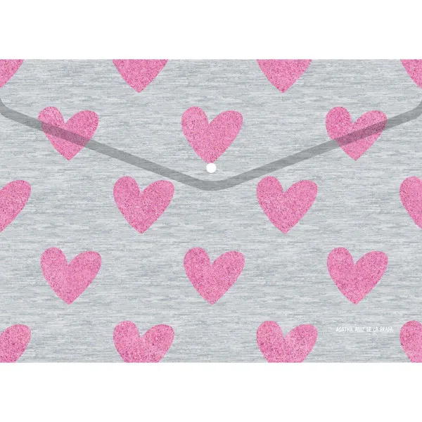 FASCIKLA KOVERTA PP HEART MR 