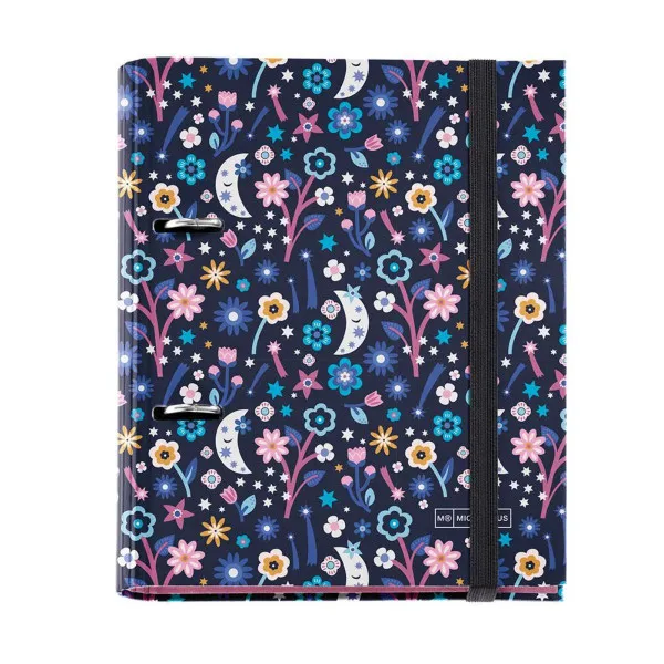 FASCIKLA A5 2-RING FOLD W/NB 25mm NIGHT GARDEN 15027MR 