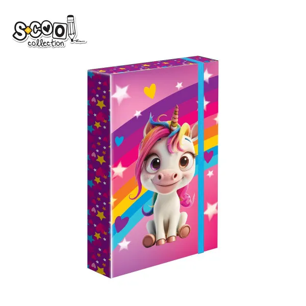 FASCIKLA A4 PREMIUM SA GUMOM UNICORN SC3244 
