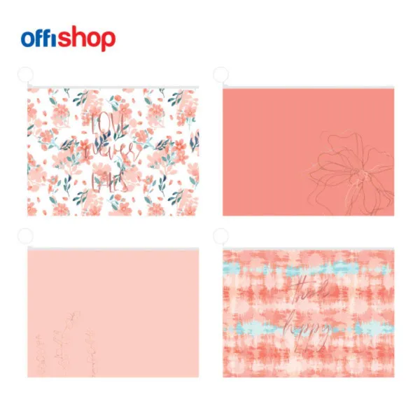 FASCIKLA SA ZIPOM A4 33X24CM OF674  1/12 