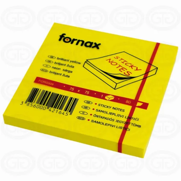 POST IT BLOK 75X75 80L NEON Ž 