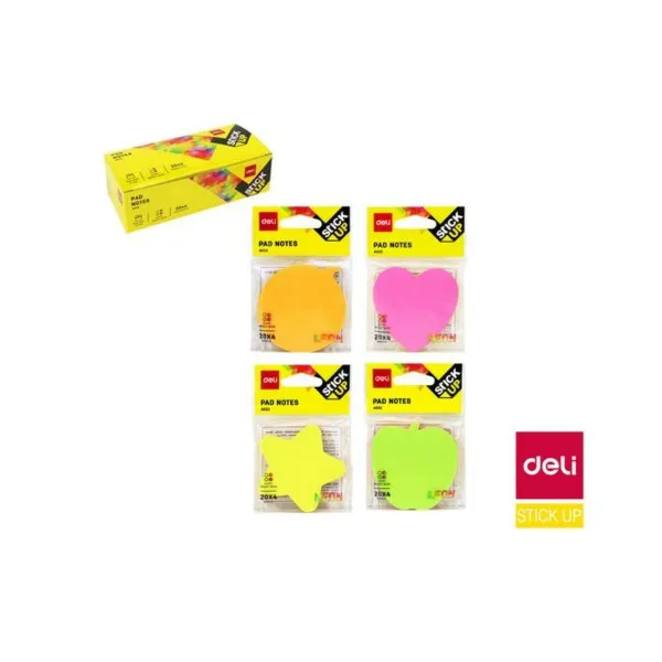 BLOK STIKER NEON OBLICI DELI 76*76 