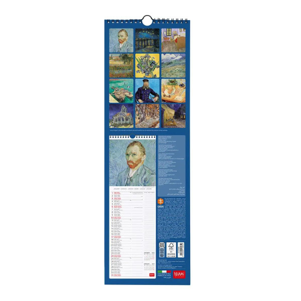 ZIDNI KALENDAR 2027 ART COLL CAL270066 