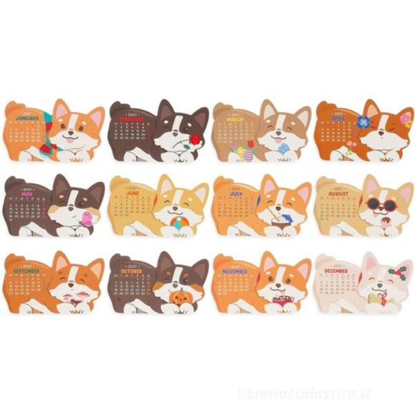 KALENDAR 2027 DOGS CALSH270170 