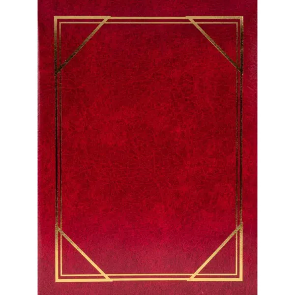 FOTO ALBUM B-46200 VINYL 1 BURGUNDY 10*15 