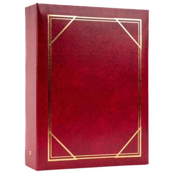 FOTO ALBUM B-46200 VINYL 1 BURGUNDY 10*15 