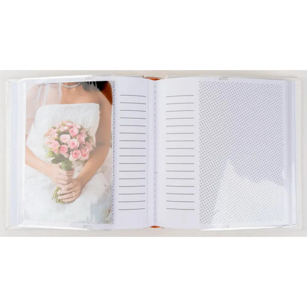 FOTO ALBUM B-4650SW 2HEARTS 1 SILVER 10*15 