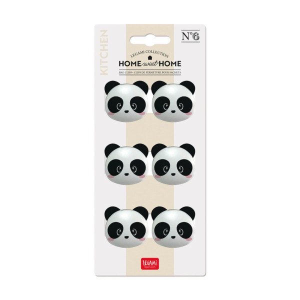 ŠTIPALJKE ZA KESE PANDA CLIP0002 