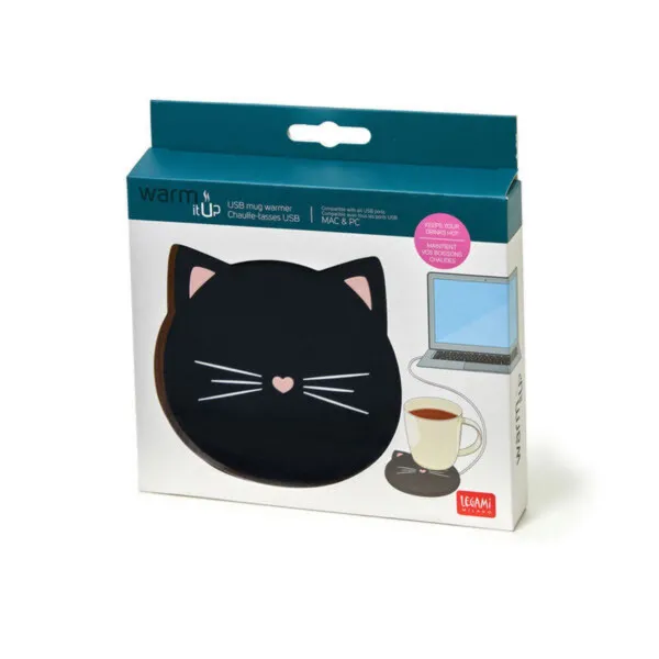 GRIJAČ ZA ŠOLJU USB - WARM IT UP - KITTY 